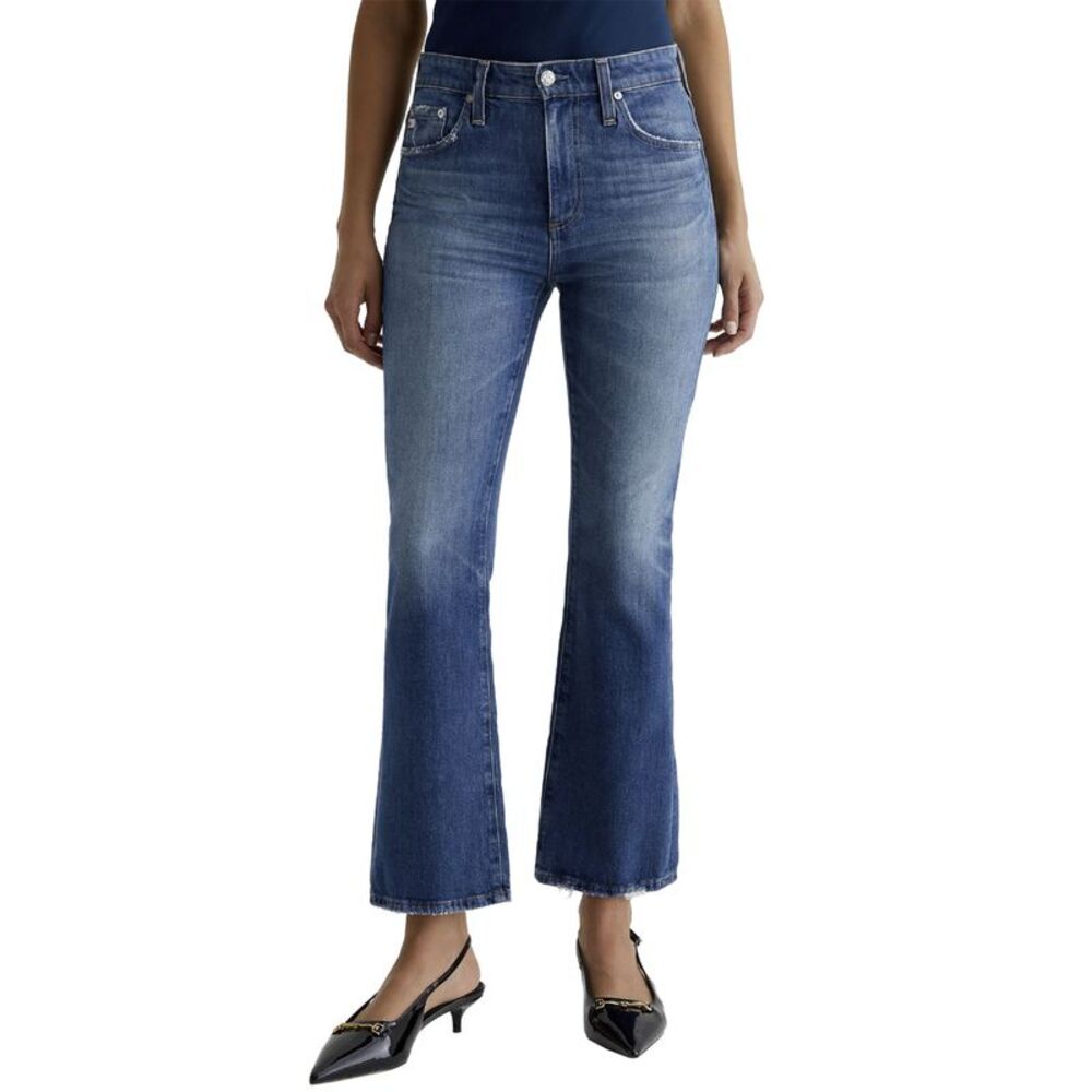 AG Womens Farrah High Rise Boot Crop Jeans 28 Blue 14 Years Metaphor - NWT